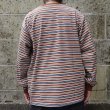画像8: THOUSAND MILE (サウザンドマイル) LONG SLEEVE T-SHIRT BORDER ブラウンボーダー (8)