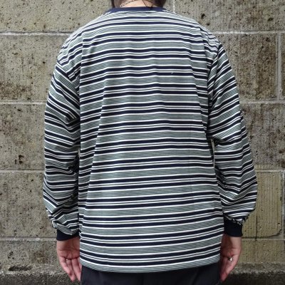 画像3: THOUSAND MILE (サウザンドマイル) LONG SLEEVE T-SHIRT BORDER グリーンボーダー