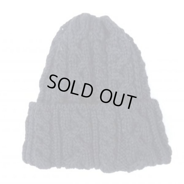 画像1: HIGHLAND 2000 (ハイランド 2000) 100%BRITISH WOOL BOBCAP ブラック (1)