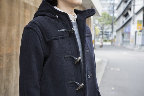 画像11: INVERTERE (インバーティア) NEWTON ABBOT DUFFLE COAT ネイビー (11)