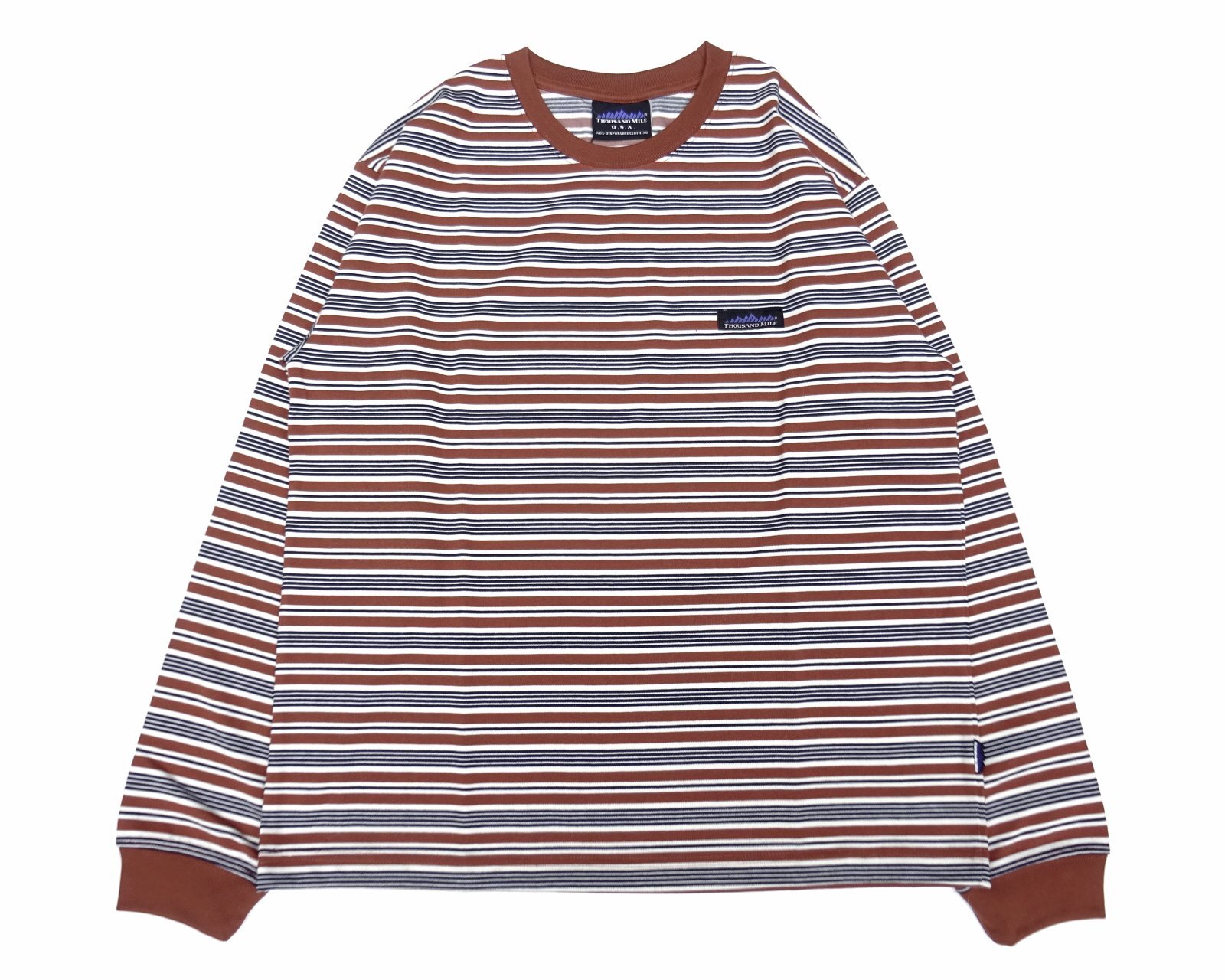 新入荷情報 THOUSAND MILE (サウザンドマイル) LONG SLEEVE T-SHIRT BORDERが入荷しました