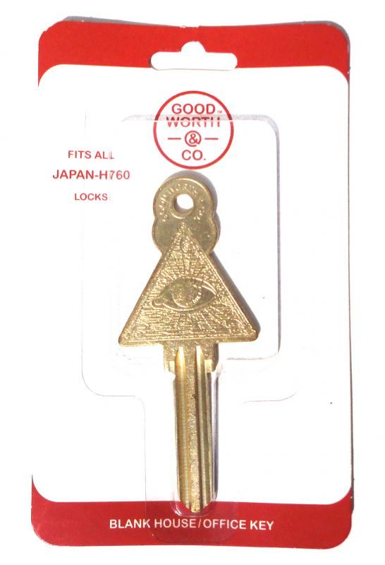 GoodWorth (グッドワース) SEEING EYE BLANK HOUSE / OFFICE KEY 通販