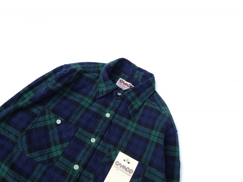 CAMCO (カムコ) DOUBLE FACE HEAVY FLANNEL SHIRT ブラックウォッチ 