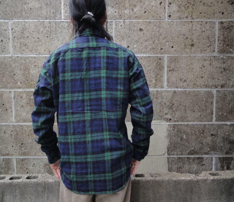 CAMCO (カムコ) DOUBLE FACE HEAVY FLANNEL SHIRT ブラックウォッチ