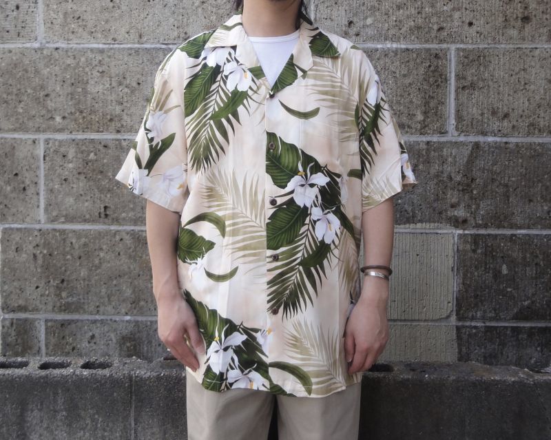 TWO PALMS (トゥーパームス) HAWAIIAN SHIRT RAYON DYED グレー 通販