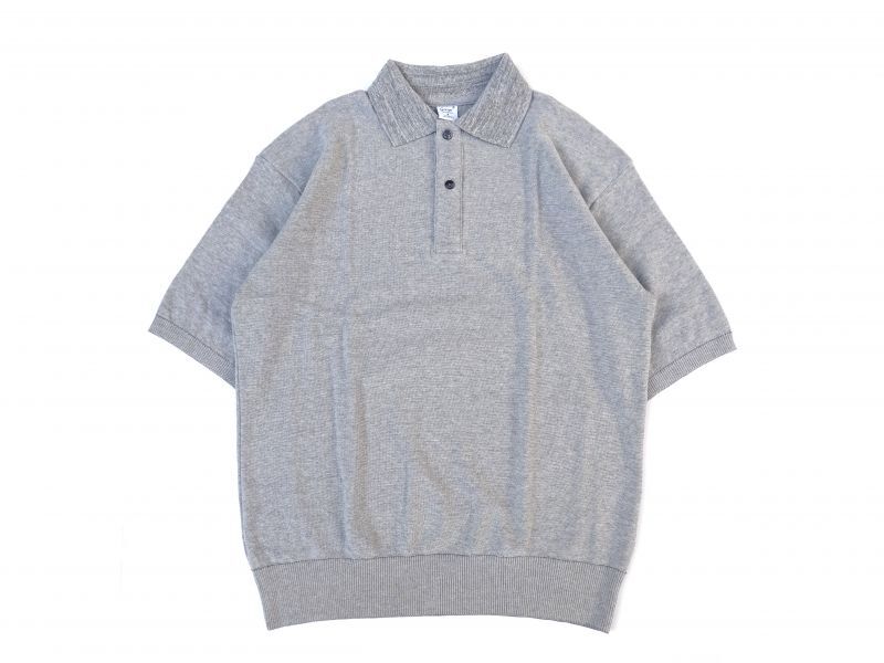 gicipi (ジチピ) SCAMPO RELAX KNITSEW POLO SHIRT グレー 通販 