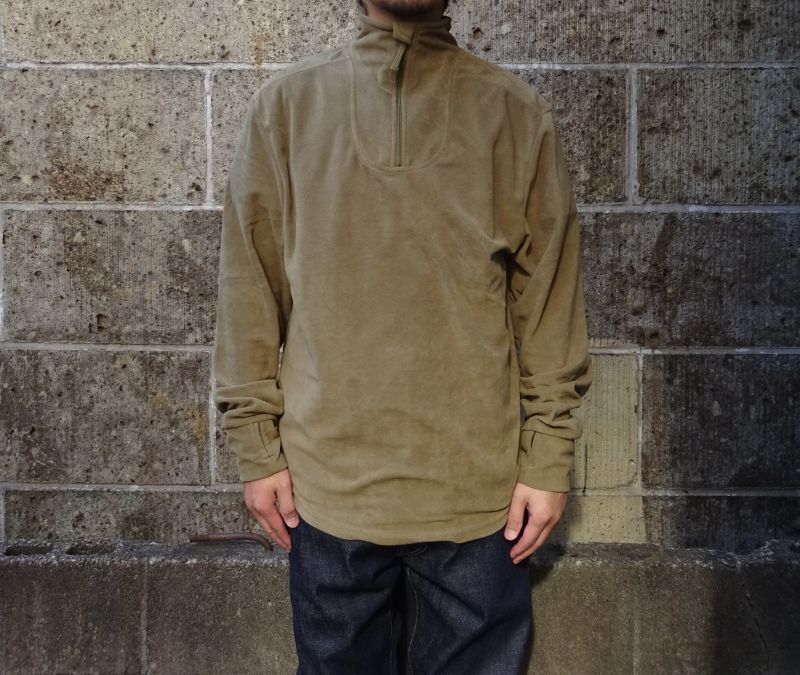 BRITISH ARMY イギリス軍 Fleece Thermal Undershirt ライトオリーブ