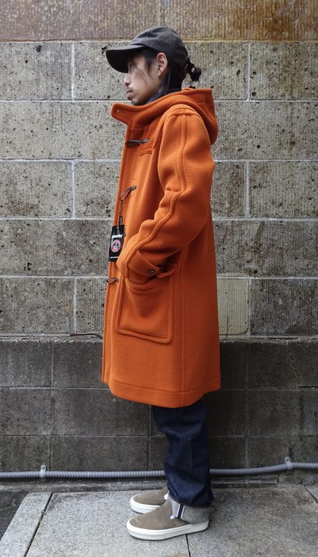 INVERTERE (インバーティア) NEWTON ABBOT LONG DUFFLE COAT バーント