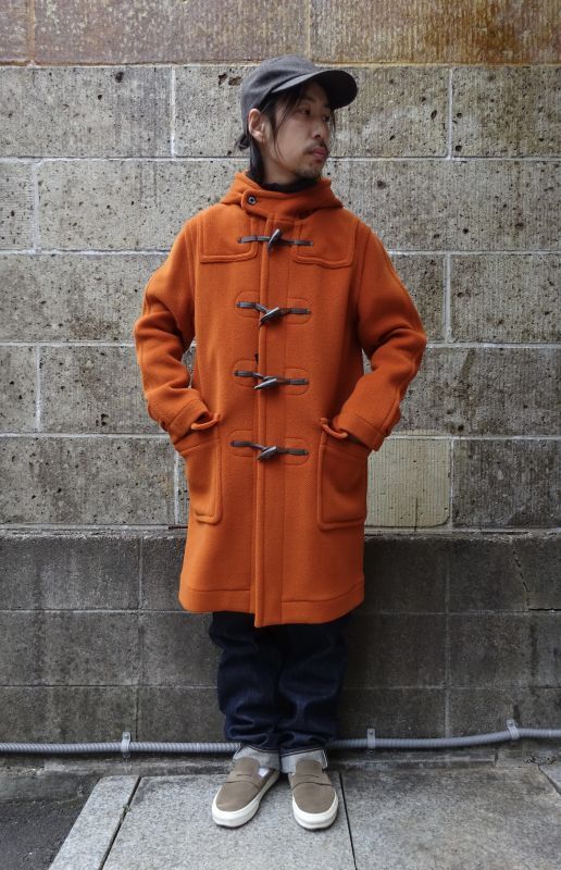 INVERTERE (インバーティア) NEWTON ABBOT LONG DUFFLE COAT バーント ...