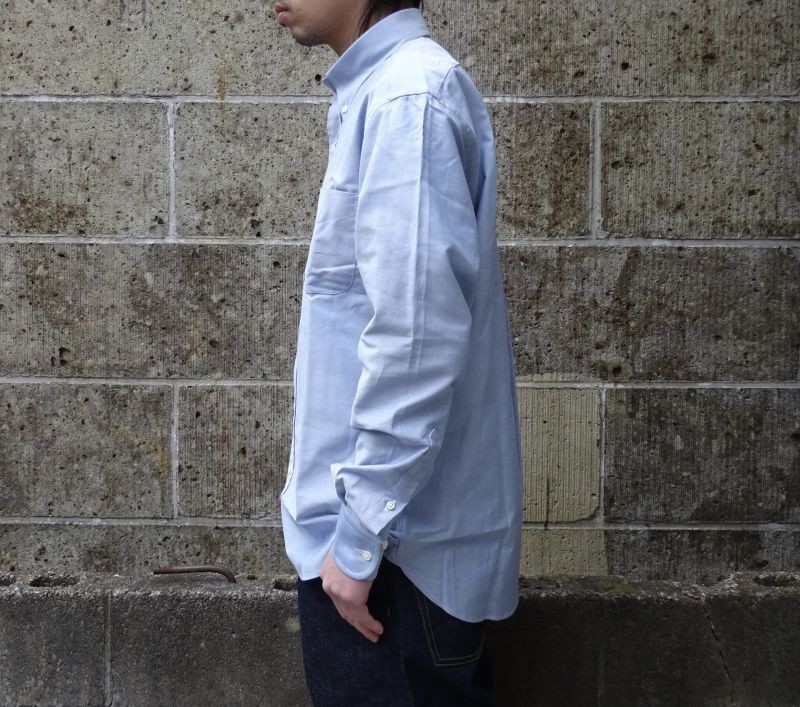 GAMBERT SHIRT (ギャンバートシャツ) B/D SHIRT OX SOLID サックス