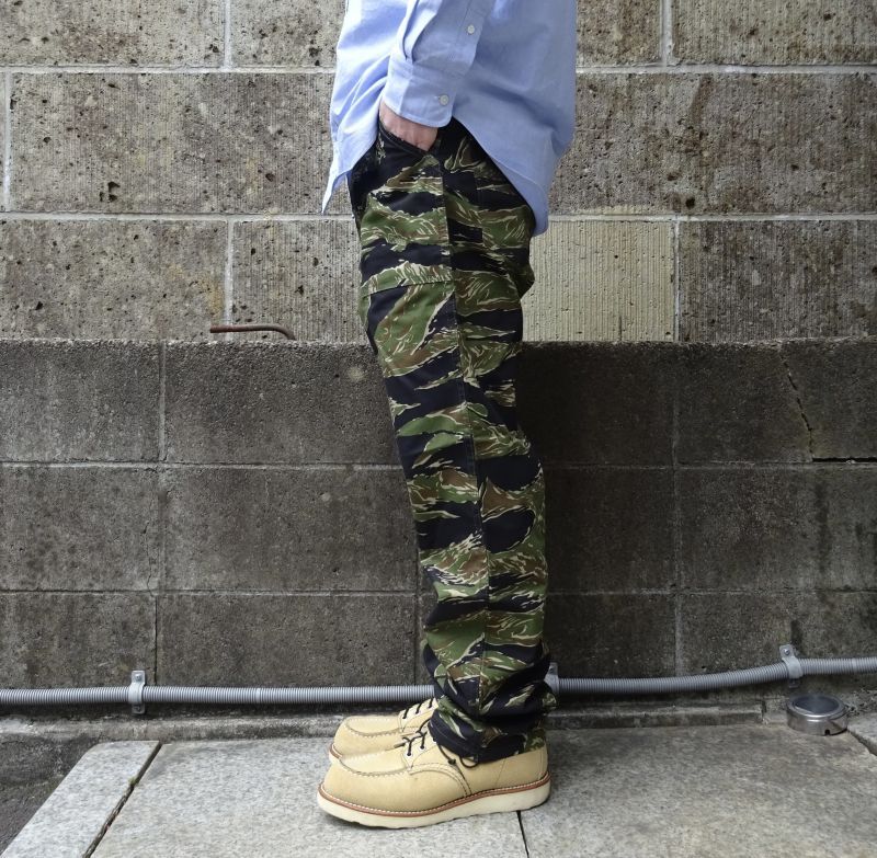 GUNG HO (ガンホー) TAPER FIT 4Pocket Fatigues GreenTigerStripe