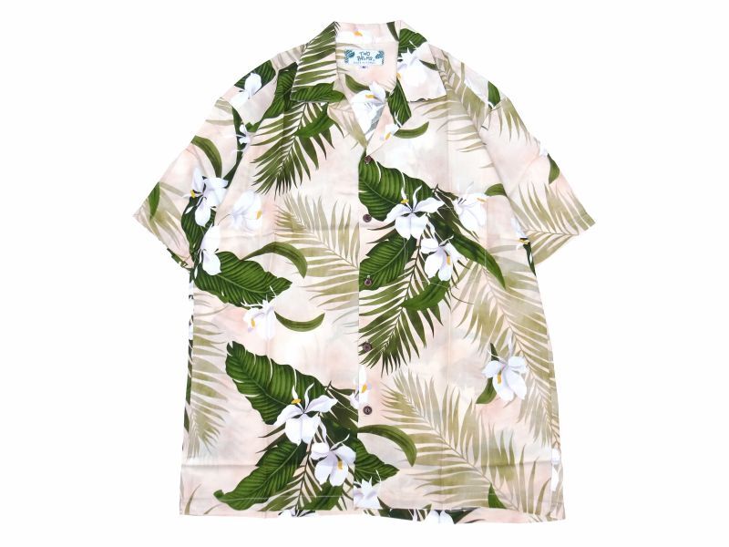 TWO PALMS (トゥーパームス) S/S Hawaiian Shirt / Rayon GINGER