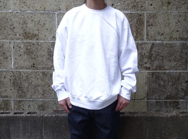 Deadstock 00's EURO FRUIT OF THE LOOM Classic SWEAT ホワイト 通販 